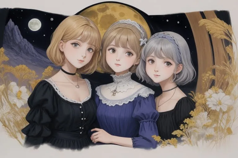 La triple déesse de la Lune et le cycle de la vie 1 La triple déesse de la Lune et le cycle de la vie