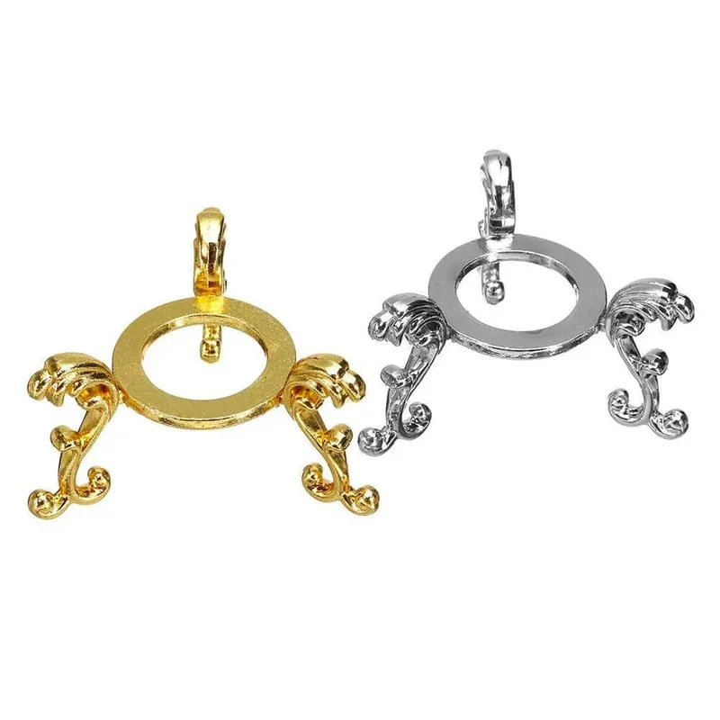 Liathróid chriostail le haghaidh clairvoyance le tacaíocht práis, tacaí óir agus airgid | Esoteria.shop