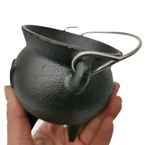 Chaudron d'Autel en Fonte Triple Lune 1