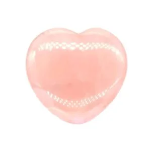 Coração de Quartzo Rosa