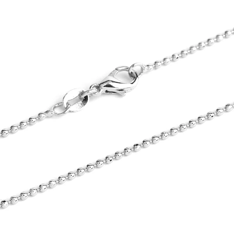 Collier pendentif Fleur de Vie en plaque platine et pierre naturelle chaine | Esoteria.shop