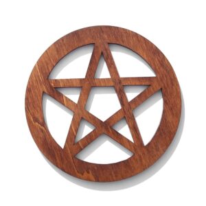 Pentagramme d'autel en bois