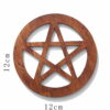 Koka altāra pentagramma - Izmēri