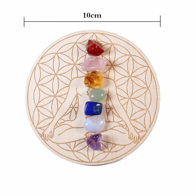 Flower of Life-Brett zur Harmonisierung der 7 Chakren - Dimensionen