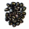 Vikingų būrimo runos iš natūralaus akmens Obsidian 2 | Esoteria.shop