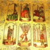 Universal Divinatory Tarot Rider Waite Smith Golden mit Blattgold – 6 Karten ziehen