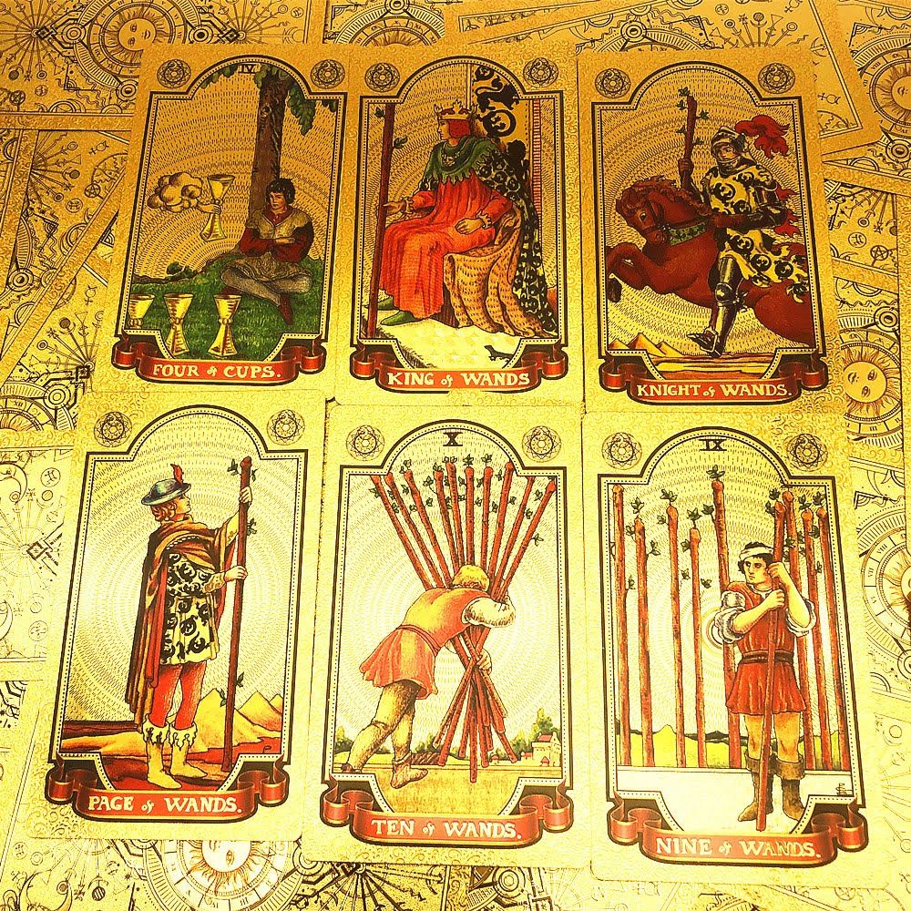 Tarot Universel Rider-Waite Smith Feuille D'Or