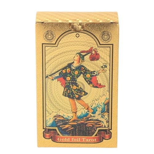 Universal Divinatory Tarot Rider Waite Smith Golden mit Blattgold - Gesicht