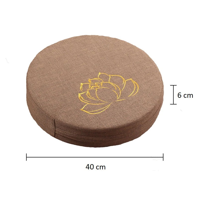 Lotusblumen-Tatami-Meditationskissen Abmessungen | Esoteria.shop