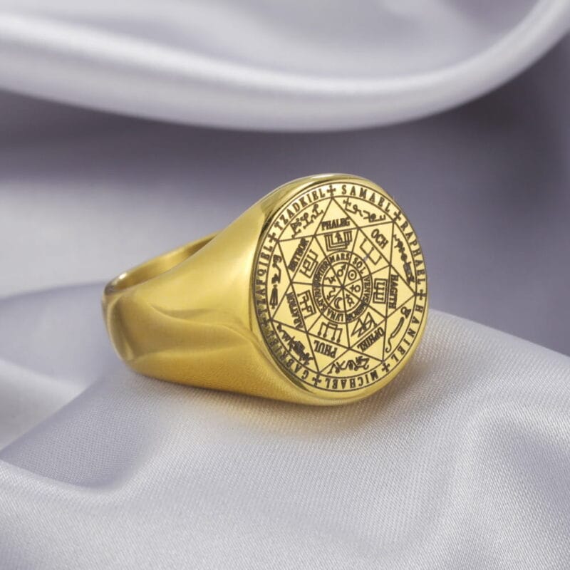 7 arkangelų riteris žiedinis antspaudas 2 | Esoteria.shop