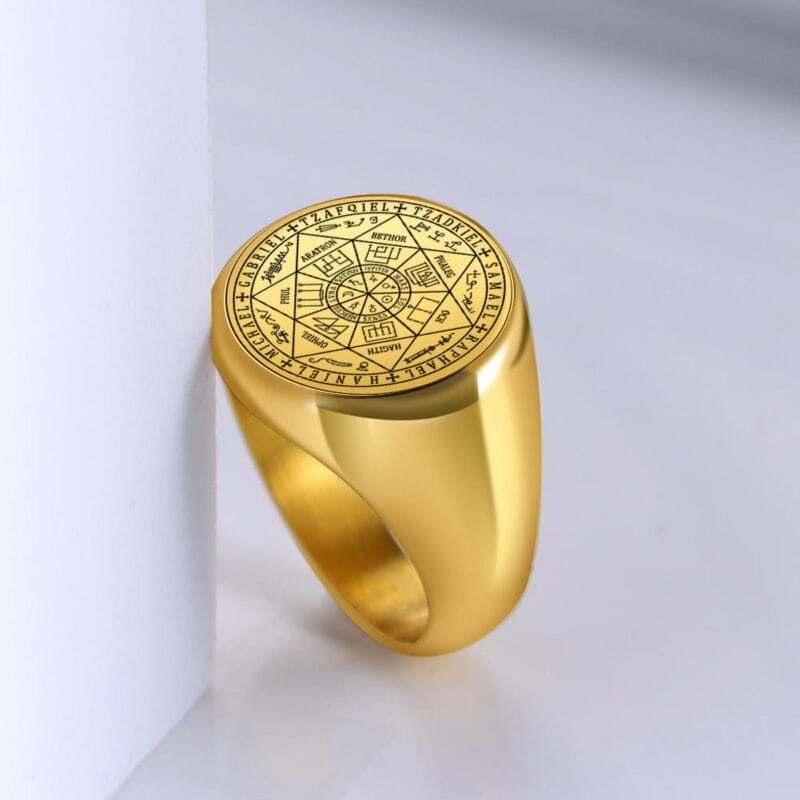 7 arkangelų riteris žiedinis antspaudas 4 | Esoteria.shop