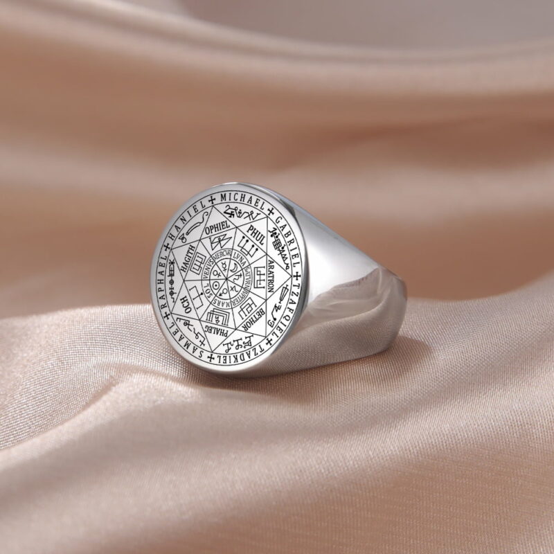 7 arkangelų riteris žiedinis antspaudas 8 | Esoteria.shop