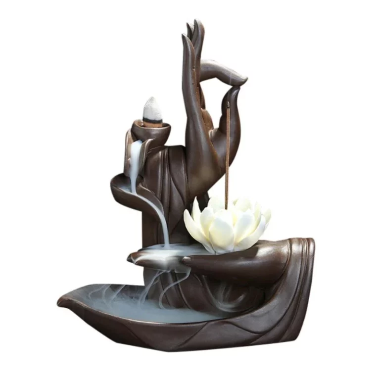 Lotus Flower Backflow Incense Burner