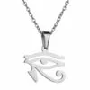 Halskette mit Anhänger „Auge des Horus“ – Silber