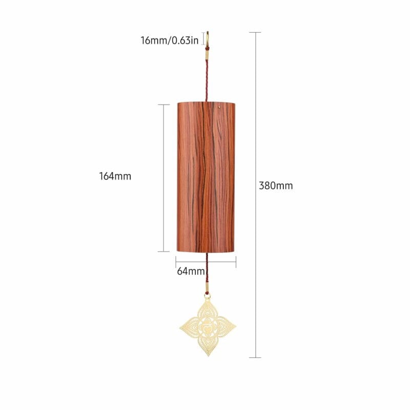 Vetrni zvonček 7 čaker, dimenzije bambusa | Esoteria.shop