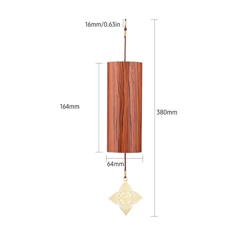 Carillon Eolien 7 Chakras Bambou Dimensions | Esoteria.shop