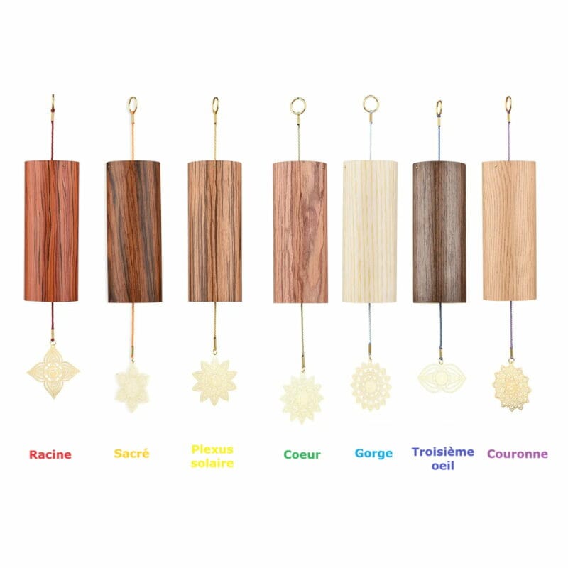 Wind Chime 7 Čaker Možnosti bambusa | Esoteria.shop