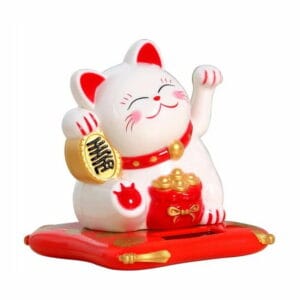 Maneki Neko Chat Porte-Bonheur Solaire