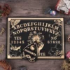 Graviertes hölzernes Hexenpendelbrett-Set, magisches Pendelbrett, Ouija-Brett, Nachricht 1 | Esoteria.shop