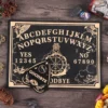 Graviertes hölzernes Hexenpendelbrett-Set, magisches Pendelbrett, Ouija-Brett, Nachricht 3 | Esoteria.shop