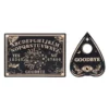 Graviertes hölzernes Hexenpendelbrett-Set, magisches Pendelbrett, Ouija-Brett, Nachricht.jpg 640 x 640 | Esoteria.shop
