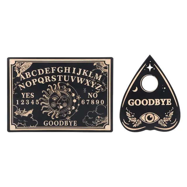 Graviertes Hexen-Pendelbrett-Set aus Holz, magisches Pendelbrett, Ouija-Brett | Esoteria.shop