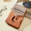 Kalimba instrument 17 lames chat au clair de lune 4